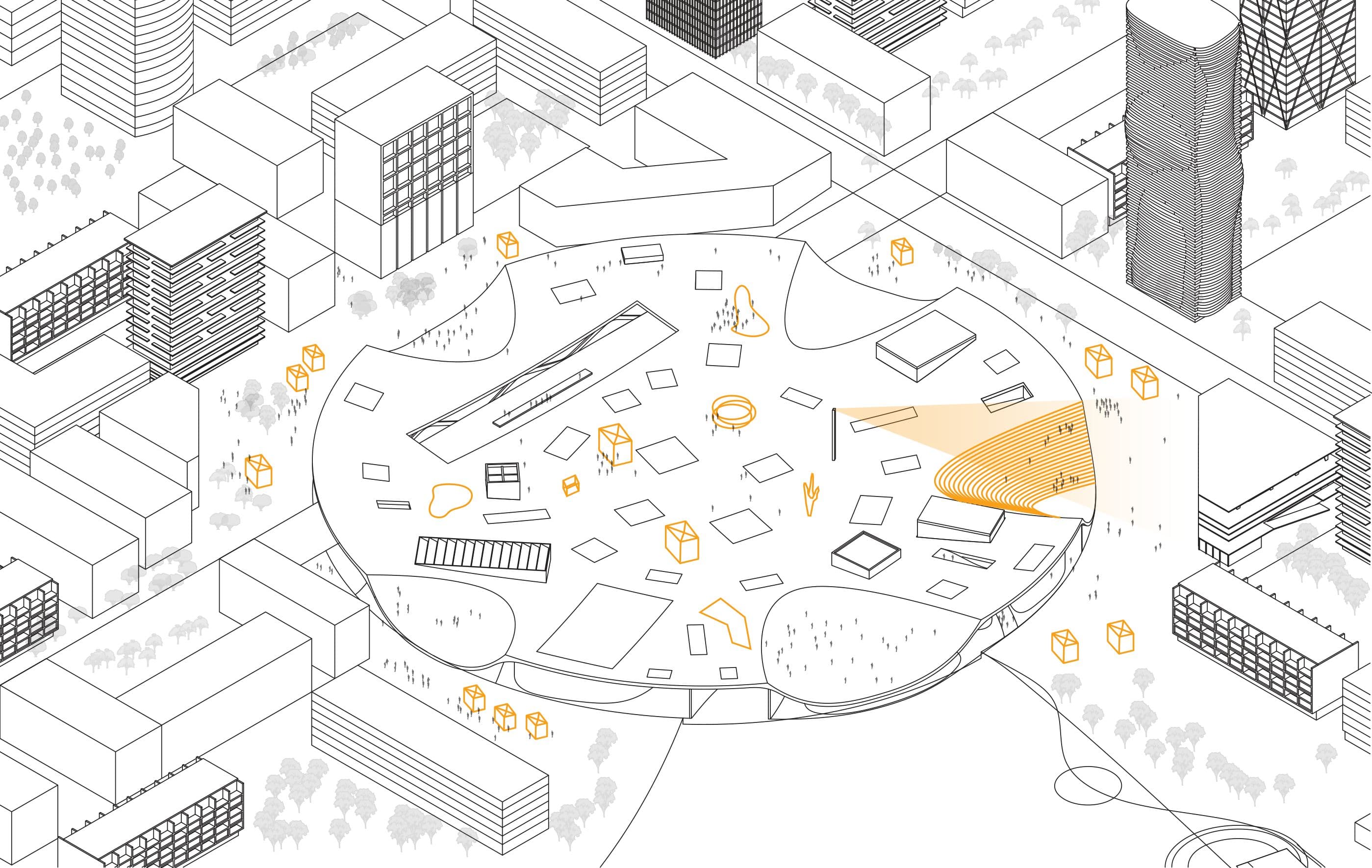 Camellia Circus — scenario diagram, festival