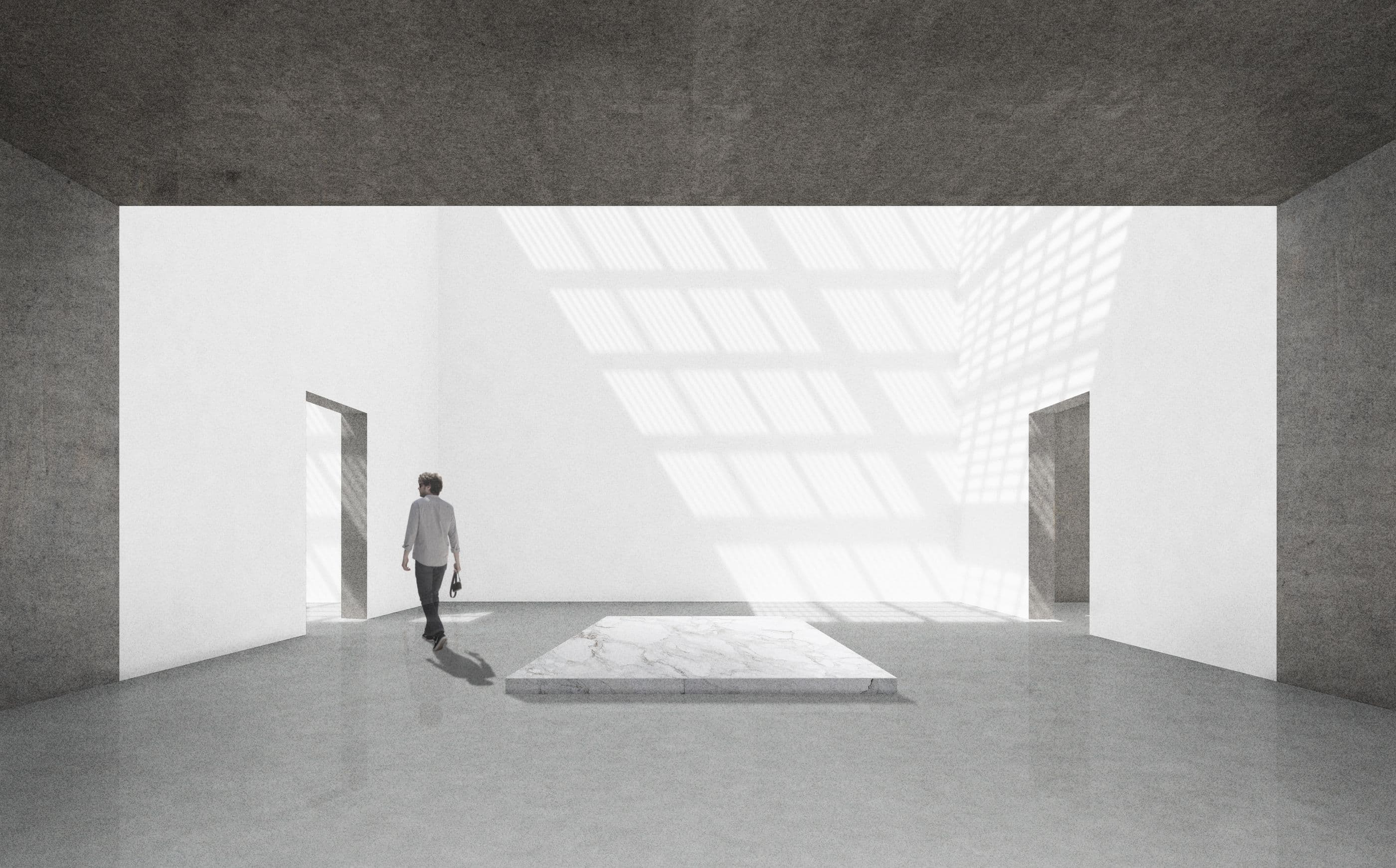 Schaulager und Archiv — interior perspective